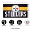 Evergreen Pittsburgh Steelers Burlap 3' x 5' Flag, Premium Single Sided Printed with Grommets, Printed In The USA - 2 of 4