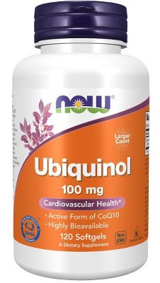 Ubiquinol 100 mg by Now Foods  -  120 Softgel