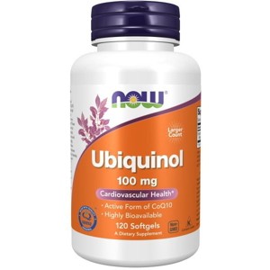 Ubiquinol 100 mg by Now Foods  -  120 Softgel - 1 of 3