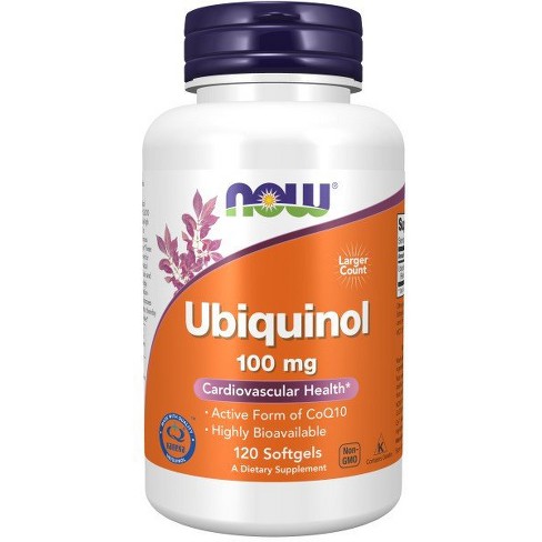 Ubiquinol 100 Mg By Now Foods - 120 Softgel : Target