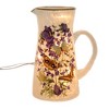 Stony Creek 8.75 In Butterflys & Lavender Pitcher Electric Flowers Spring Novelty Sculpture Lights - 2 of 3