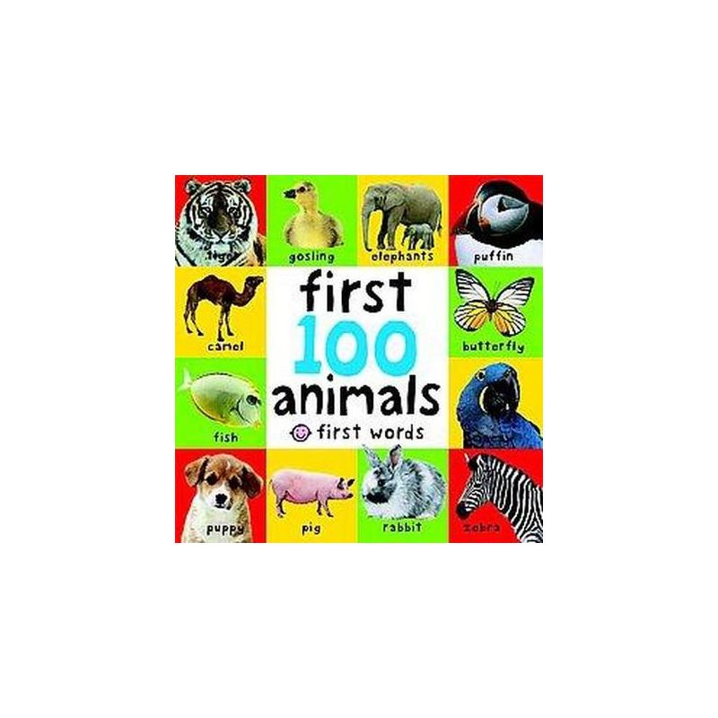 First 100 Animals ( First Words) by Roger Priddy (Board Book), 1 of 2