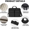 Laptop Bag, Computer Carrying Case Notebook Handbag Sleeve Cover for Men & Women, Black - 3 of 4
