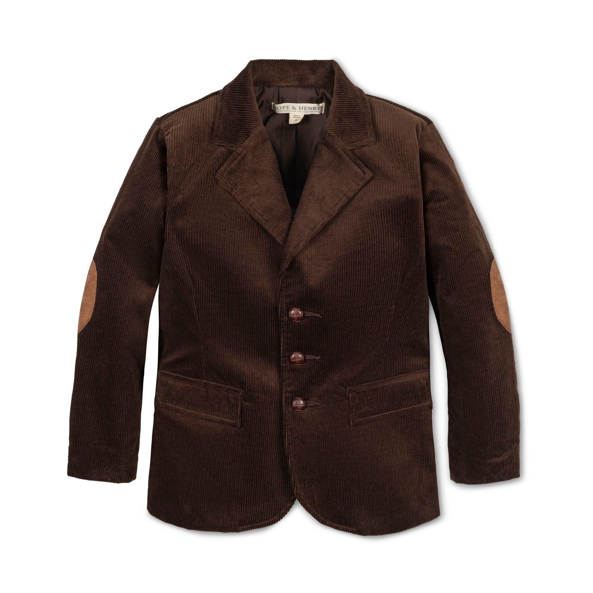Hope & Henry Boys' Organic Corduroy Blazer, Kids