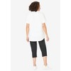 Woman Within Plus Size Two-Piece V-Neck Tunic & Capri Set - 3 of 4