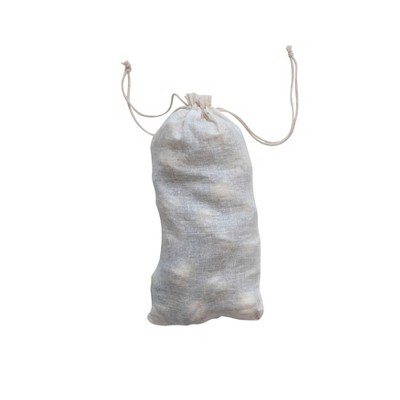 Storied Home Embossed Mercury Glass Ornaments in Muslin Bag, Antique Silver Finish, Set of 36