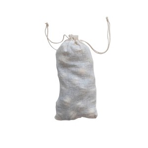 Storied Home Embossed Mercury Glass Ornaments in Muslin Bag, Antique Silver Finish, Set of 36 - 1 of 2