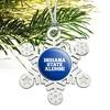 Indiana State University Alumni Metal Snowflake Christmas Tree Holiday Ornament - 2 of 3