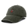 Dalix Strawberry Embroidered Cap Cotton Baseball Summer Cool Dad Hat Womens - 4 of 4