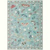 Rugs for Living Room, Floral Insect Botanical Area Rug, Soft Washable Non Slip Low Pile Rug Bedroom Home Decor - 3 of 4