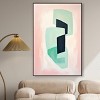 Art Remedy Jade with Magnets Contemporary Shapes Abstract Wall Art Framed - 2 of 4