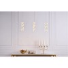 Elegant Lighting Polaris LED light gold Pendant Clear Royal Cut Crystal - 2 of 4