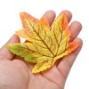 Unique Bargains Wedding Thanksgiving Halloween Decoration Artificial Maple Leaves 200 Pcs - 4 of 4