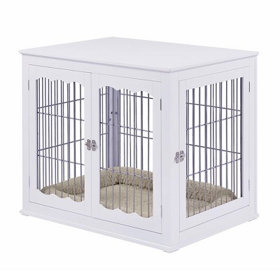 unipaws Wooden Wire Pet Crate
