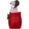 Peanuts Christmas Airblown Inflatable Snoopy on House Peanuts, 3.5 ft Tall, Multicolored - 4 of 4