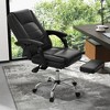 Costway Massage Adjustable Executive Chair 400 LBS Big & Tall Office Chair Black - 4 of 4