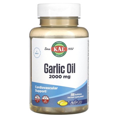 KAL Garlic Oil, 2,000 mg, 250 Softgels