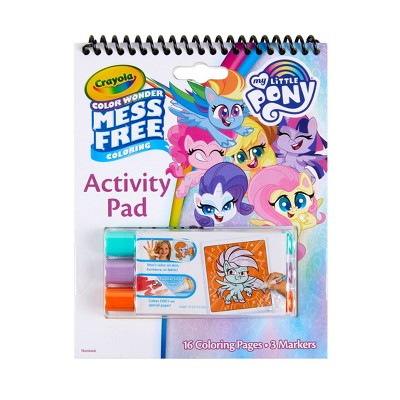 Crayola My Little Pony Color Wonder Travel Activity Pad with Markers