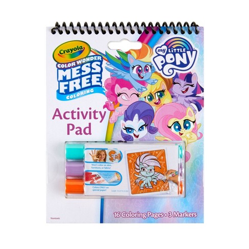 Crayola My Little Pony Color Wonder Travel Activity Pad With Markers Target