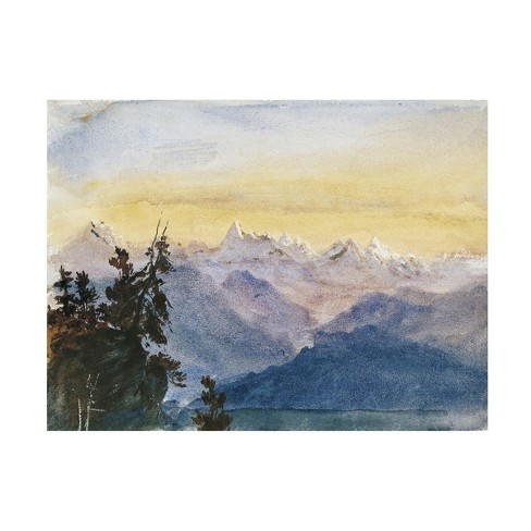 Trademark Fine Art - John Singer Sargent  Sargent Mountainous Landscapes II Canvas Art - image 1 of 4