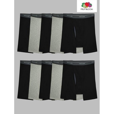 Fruit of the Loom Mens' CoolZone Low Rise Boxer Briefs, 4-Pack