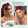 Unique Bargains Women's Bunny Ears Wide Bow Headbands - 2 of 4