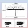 Unique Bargains Compact Umbrella Windproof Folding Lightweight for Travel - 2 of 4