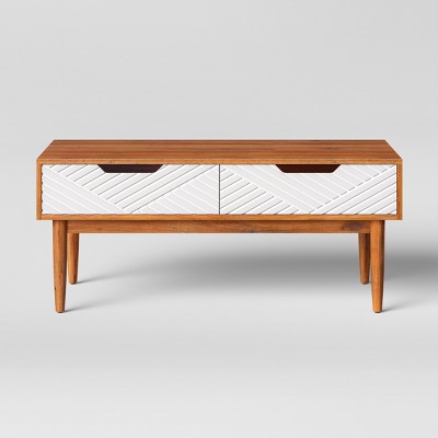 target wood coffee table