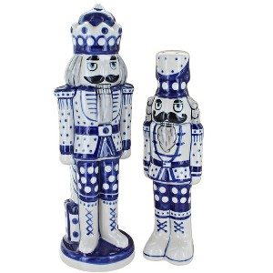 Blue Rose Polish Pottery 6500 Vena Nutcracker Set - 1 of 2