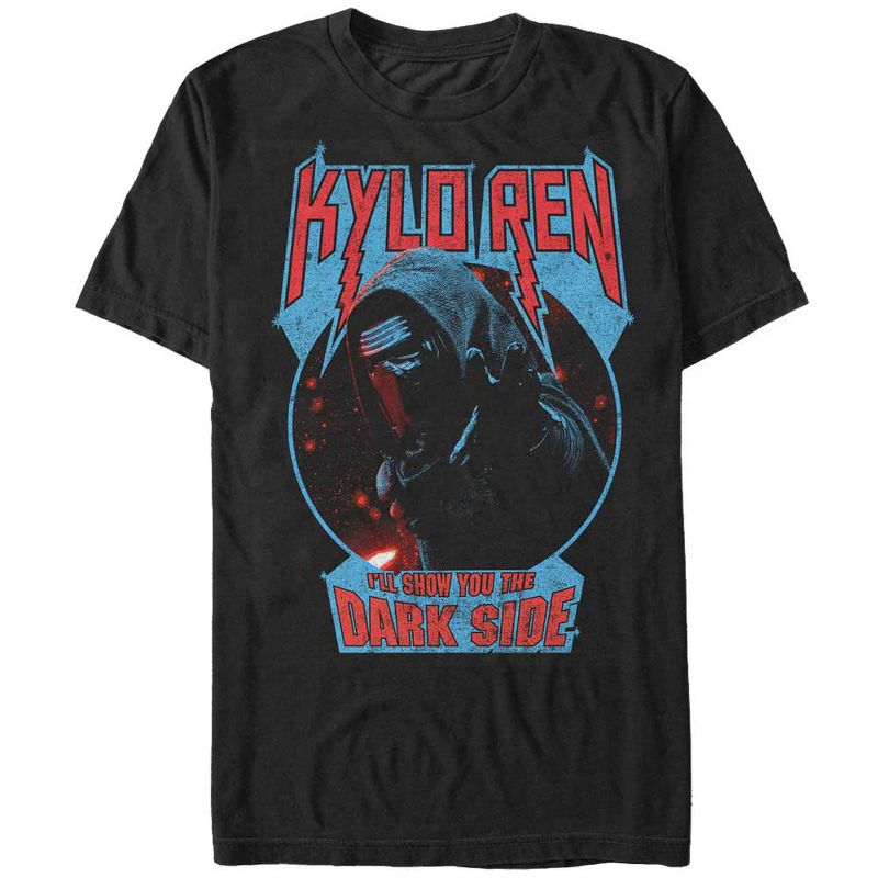 Men's Star Wars The Force Awakens Kylo Ren Show Dark Side T-Shirt, 1 of 6