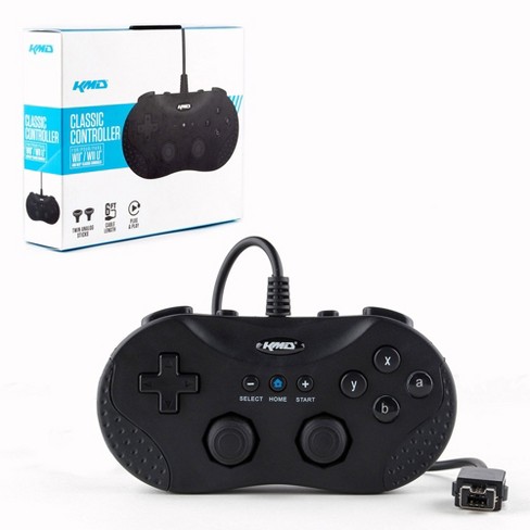 Kmd Classic Wired Controller Gamepad Compatible With Nintendo Wii Wii U Console With 6ft Cable Black Target
