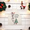 Unique Bargains Christmas Aprons Linen Beige White Black Red Yellow Blue 21.65"x26.77" 1 Pcs - 2 of 4