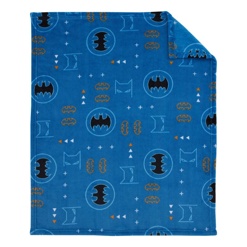 NoJo Batman Super Soft Baby Blanket - Blue, 3 of 5
