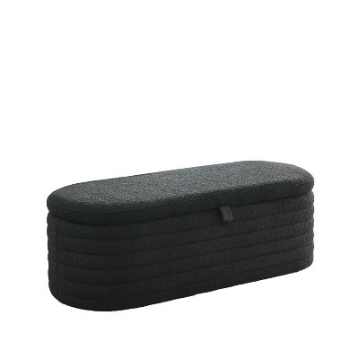 NicBex Storage Ottoman Bench for Bedroom,Elegant Storage Bench with Safety Hinge,Ottoman for Living Room, Bedroom,Entryway