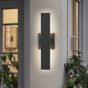 LamQee Long Outdoor Wall Lights Modern Exterior Lighting Fixtures for House LED Linear Outdoor Wall Sconce Outside Wall Mount Lighting - 1 of 4