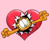 Girl's Garfield Surprise Love T-Shirt - 2 of 4