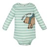 Hudson Baby Infant Boys Cotton Long-Sleeve Bodysuits 3-Pack, Cozy Bear - 3 of 4