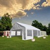 Gulches 20x20 Feet Heavy Duty Party Tent for Outdoor Events, Weddings, BBQs, and Carports with Storage Carry Bags - 4 of 4
