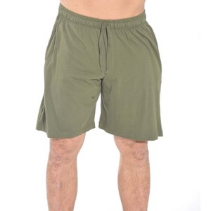 At The Buzzer Men's Pajama Shorts  -  Sleepwear Bottoms for Men with Pockets -  PJs - 1 of 3