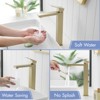 PAGED Tall Bathroom Faucets, Single Hole Bathroom Sink Faucet, Single Handle Vanity Basin Faucet with Pop Up Drain - 2 of 4