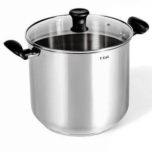 T-Fal Simply Cook Stainless Steel Stock Pot with Lid - 1 of 4