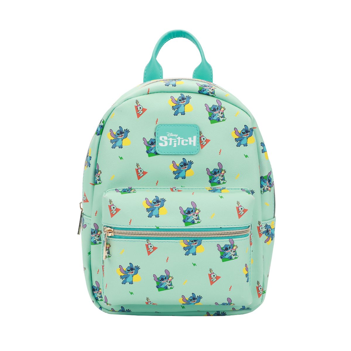 Disney's Stitch And Scrump All-Over Print 10.5" Mini Backpack