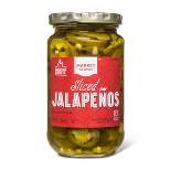 Sliced Hot Jalapeños - 12oz - Market Pantry™