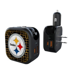 NFL AFC Teams Brick Wall 18-Watt 2 in 1 USB A/C Charger - 1 of 3