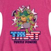 Girls' - Teenage Mutant Ninja Turtles - Turtle Power Americana Fit & Flair Cap Sleeve Dress - image 2 of 2