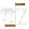 Racxily Adjustable Folding TV Tray With Cup Holder 20.87"W x 14.76"D x 27.76"H - 3 of 4