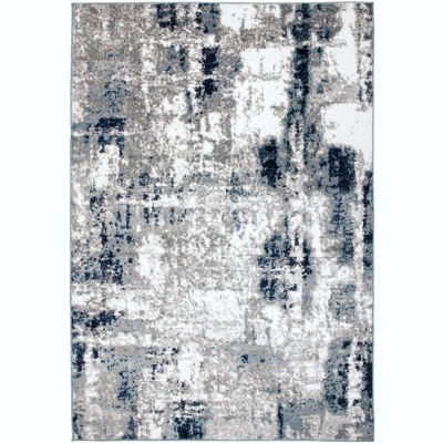 World Rug Gallery Wynn Area Rug, Blue/Gray, 2' x 3' 