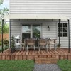 Resenkos Outdoor Garden Gazebo, Sunshade Gazebo Canopy,10' x 13' Outdoor Pergola Gazebo, Garden Sun Shade Shelter with Metal Frame, Cream White - 2 of 4
