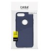 Reiko Apple iPhone 8 Plus TPU Leather Feel Case Leather Fit Flexible Slim Premium Case in Blue - 4 of 4