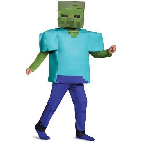 Minecraft Zombie Deluxe Child Costume, Small (4-6) : Target